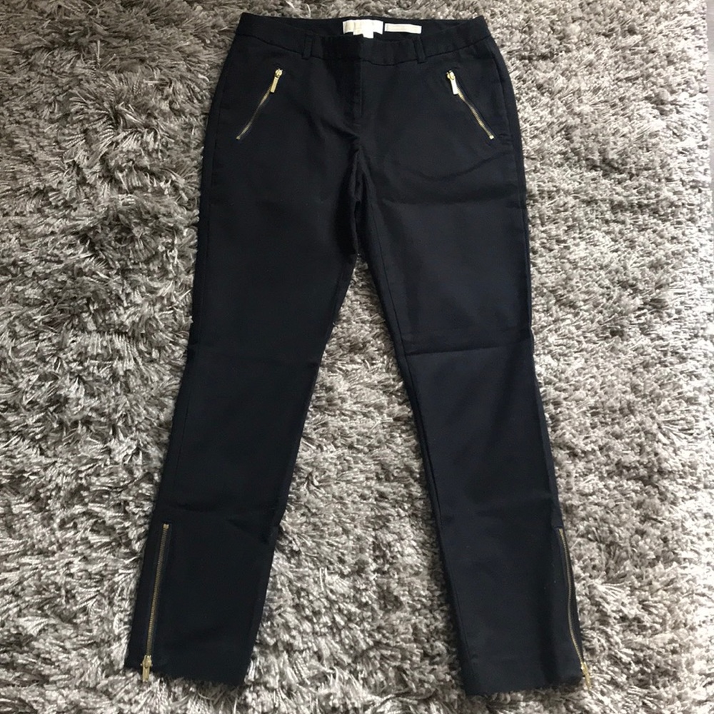 Black Michael Kors Wellesley Ankle Fit pant
